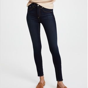 Rag and Bone high wasted blue jeans